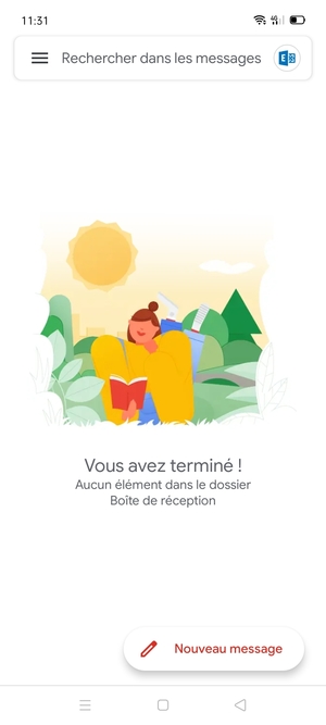 Votre messagerie Gmail est prête à l'emploi