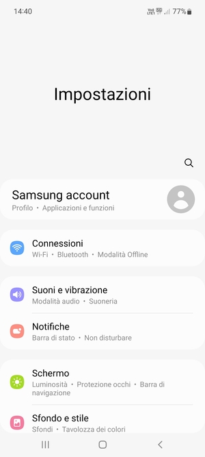 Seleziona Connessioni