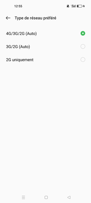 Sélectionnez votre option préférée