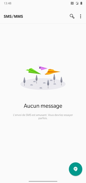 Sélectionnez le bouton du Menu
