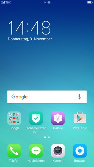 Streifen Sie nach links