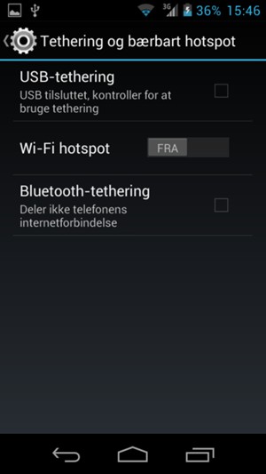 Vælg Wi-Fi hotspot