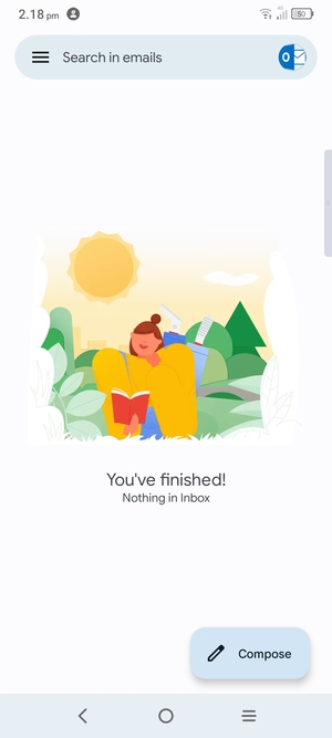 Your Hotmail is ready to use
