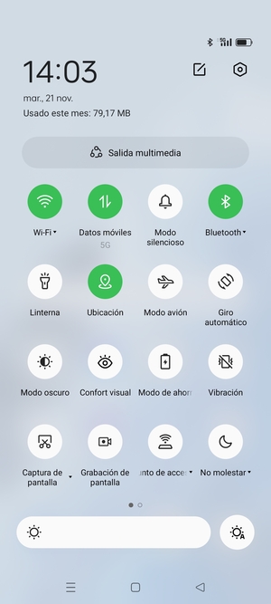 Desactive Wi-Fi y Bluetooth