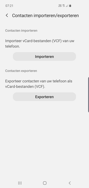 Selecteer Importeren