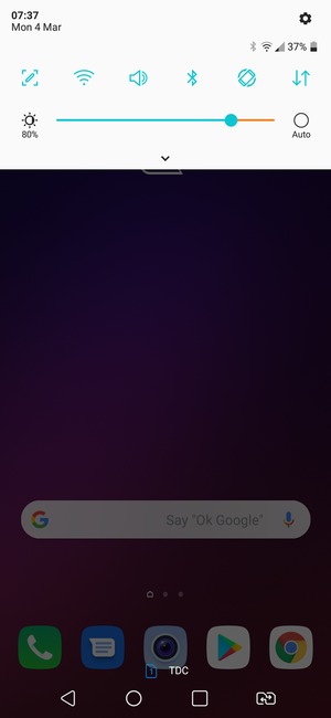 Check the Auto checkbox