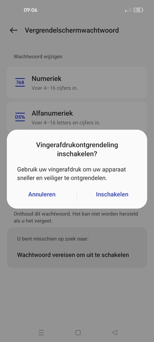Selecteer uw voorkeursoptie