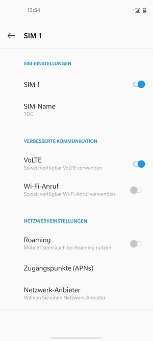 Wählen Sie Zugangspunkte (APNs)