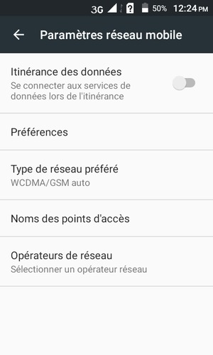 Sélectionnez Noms des points d'accès