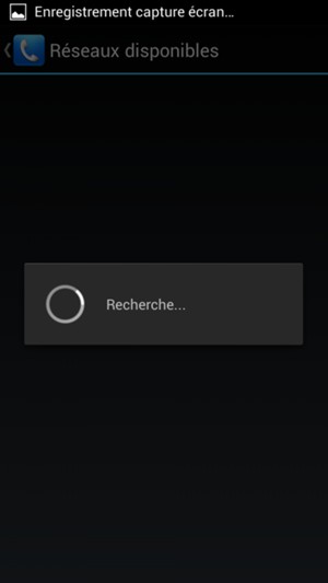 Veuillez attendre la fin de la recherche