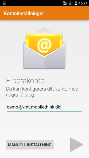 Ange din e-postadress och välj Nästa