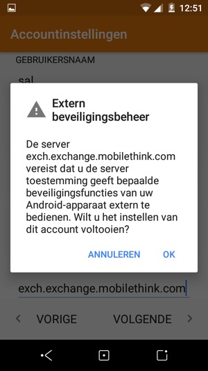 Selecteer OK