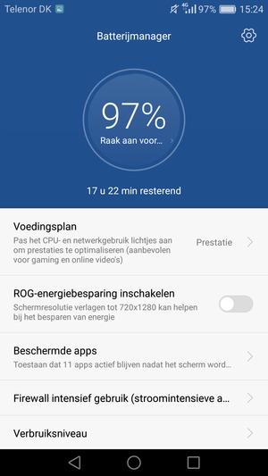 Selecteer Voedingsplan