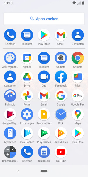 Selecteer Instellingen