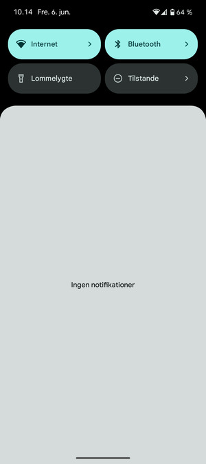 Aktiver topmenuen igen