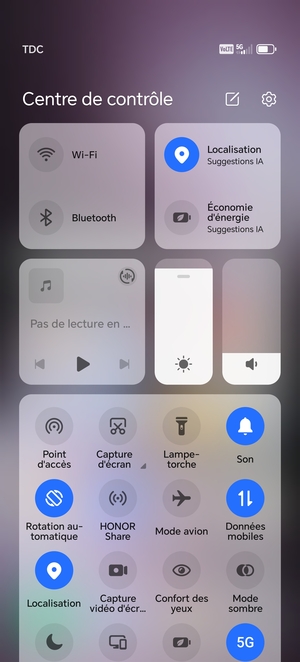 Activer Luminosité automatique