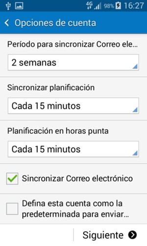 Seleccione Siguiente