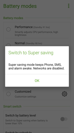 Select OK