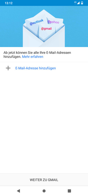 Wählen Sie E-Mail-Adresse hinzufügen