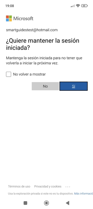 Seleccione la opcion deseada