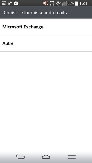 Sélectionnez Autre