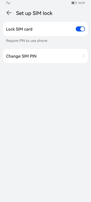 Select Change SIM PIN