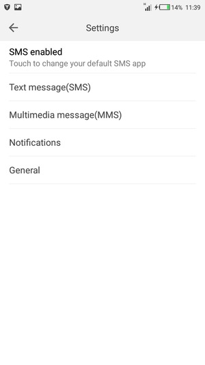 Select Text message(SMS)
