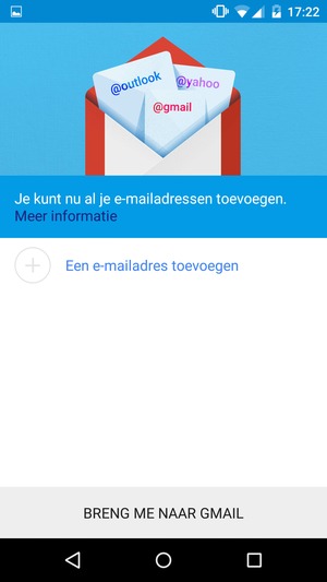 Selecteer Een e-mailadres toevoegen