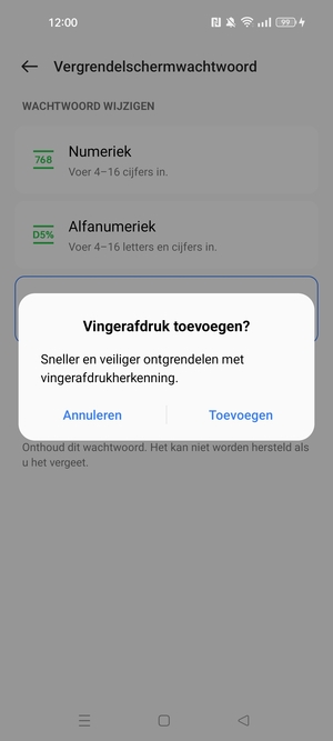 Selecteer uw voorkeursoptie