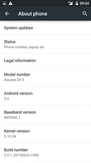 Select System updates