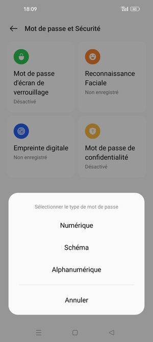 Sélectionnez Schéma