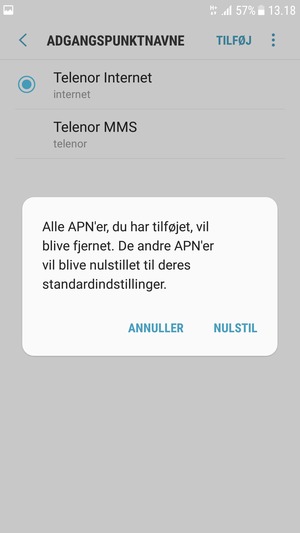 Vælg NULSTIL