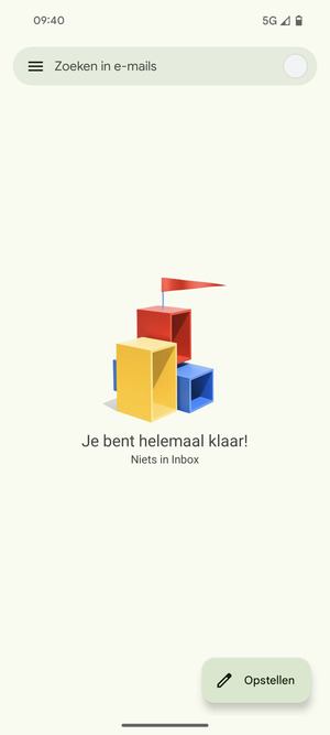Uw Hotmail is klaar voor gebruik