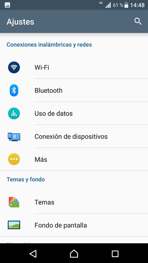 Seleccione Wi-Fi