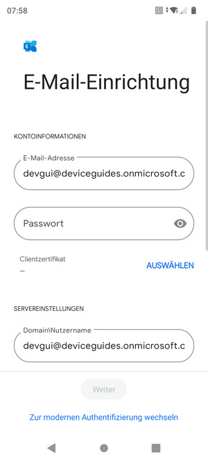 Geben Sie Ihre Passwort ein