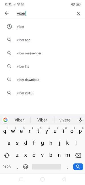 Inserisci il nome dell'app e seleziona Ricerca