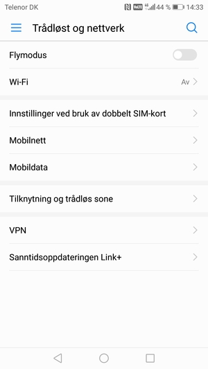 Velg Wi-Fi