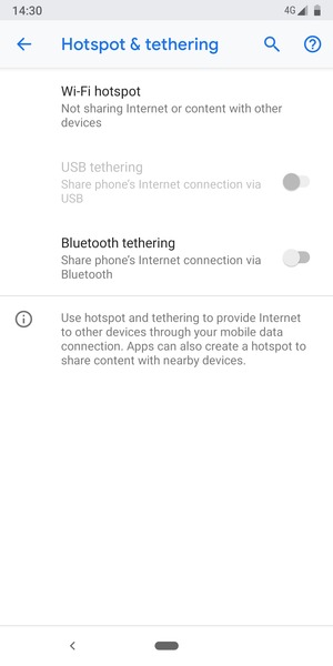 Select Wi-Fi hotspot