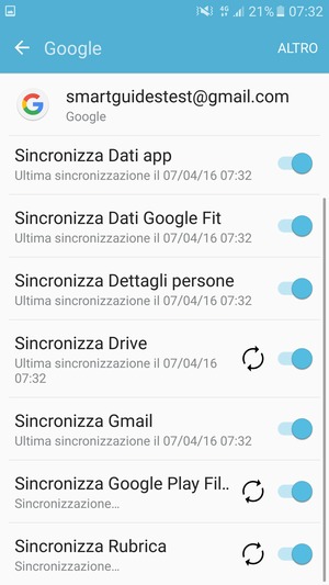I tuoi contatti di Google verranno ora sincronizzati con il tuo Galaxy