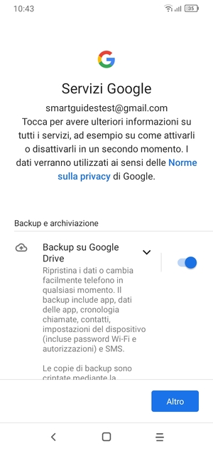 Seleziona Altro