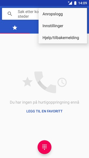 Velg Innstillinger