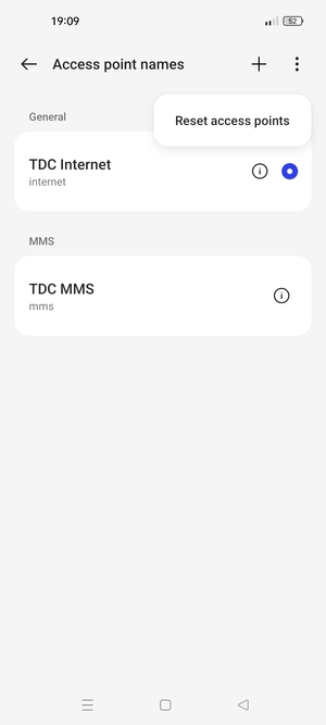 Select Reset access points