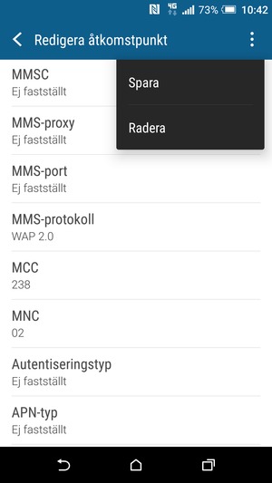 Välj Spara