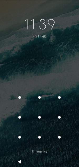 Your phone is now secure with a screen lock