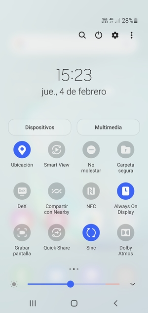 Desactive Ubicación