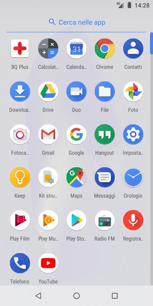 Seleziona Impostazioni