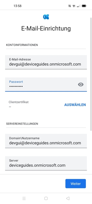 Geben Sie Ihre Passwort ein