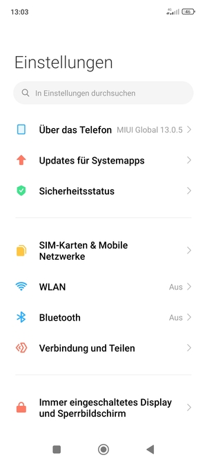 Wählen Sie SIM-Karten & Mobile Netzwerke