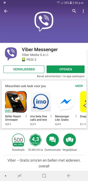 Selecteer OPENEN