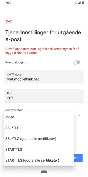 Velg Ingen